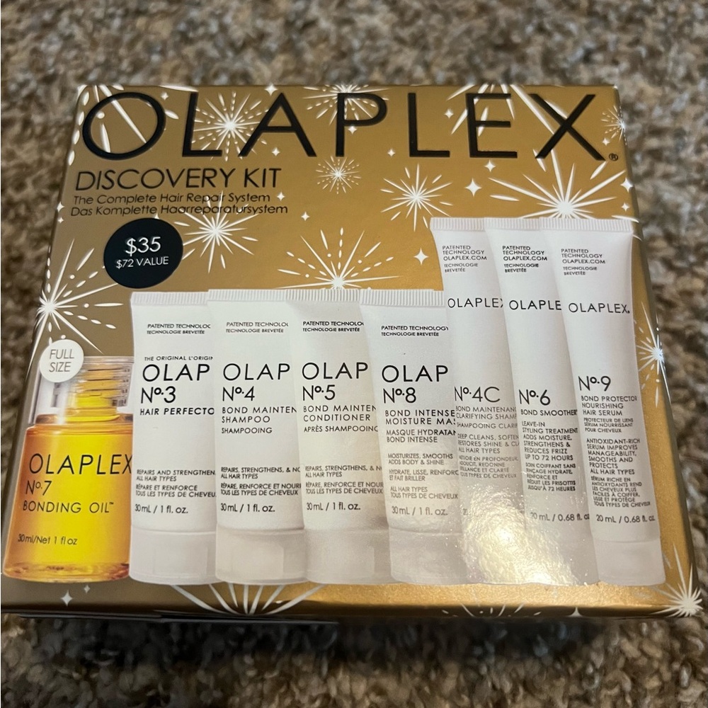 OLAPLEX Discovery Kit with Bonding Oil and Hair Care Essentials